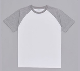 Small Quantity Clothing OEM Factory 230g Raglan Round Neck Short - Sleeved 100% Cotton T - Shirt