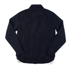 OEM Small Quantity Garment Manufacturer Vertical Striped Men'S Casual Long Sleeve Shirt
