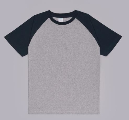Small Quantity Clothing OEM Factory 230g Raglan Round Neck Short - Sleeved 100% Cotton T - Shirt